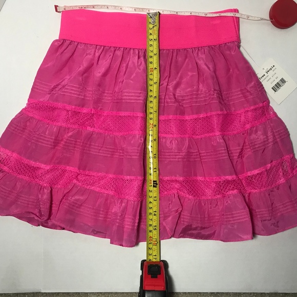 BNWT Free People Pink Miniskirt XS PRICE FIRM NO BUNDLE DISCOUNTS NO OFFERS - Picture 2 of 6